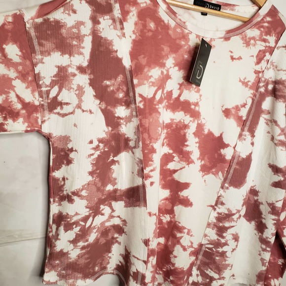 FRED DAVID tie dyed pullover sweater 2X - Picture 4 of 10